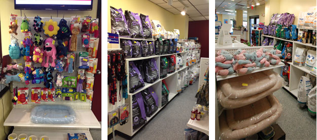 We offer a wide variety of supplies for the 4 legged members of your family